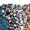 12pc Cheetah Print Scrunchie Ribbon Hair Tie - 12SRT-CHT