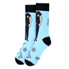 Men's Police Officer Novelty Socks - NVS19576-SKBL