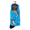 Men's Vacation Sharks Novelty Socks - NVS19547-BL