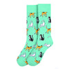 Men's Playful Cats Novelty Socks - NVS19548-TQ