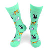 Men's Playful Cats Novelty Socks - NVS19548-TQ