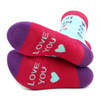 Women's Love Symbols Novelty Socks - LNVS19425-MT