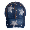 Bling Studs Cap, Hat "Star" CP9614-DKBL