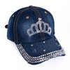 Bling Studs Cap, Hat "Crown" CP9615
