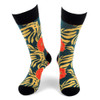 Men's Tropical Flower Novelty Socks - NVS19559-TL