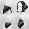 Cotton Bandana Black & White Duo Pack 2BNA-1BLK/1WHT