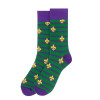 Men's Mardi Gras Novelty Socks - NVS19592-GRN