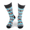 Men's Bacon & Egg Novelty Socks - NVS19571-GRY