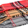 Unisex Plaid Cashmere Feels Acrylic Scarves AS2400-5