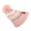 Women's  Pom Pom Knit Winter Hat  - LKH5037
