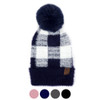 Women's  Pom Pom Knit Winter Hat  - LKH5038