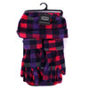 Women's Fleece Pink Plaid Winter Set - WNTSET9020