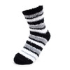 Assorted (3 Pairs) Women's Striped Warm Fuzzy Socks - 3PR-LFS1