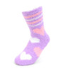 Assorted (3 Pairs) Women's Heart Warm Fuzzy Socks - 3PR-LFS4