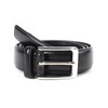 2pc Men's Artificial Leather Solid Belt - 2MPU1800-BK/BR (2MPU1800-BK/BR)