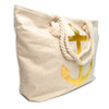  Gold Anchor Summer Ladies Tote Bag - LTBG1202