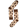 Men's Brown Bear Novelty Socks - NVS19377