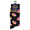 Men's Donut Novelty Socks - NVS1788-BK