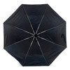 Black Telescopic Umbrella with Plastic Handle - UM5003