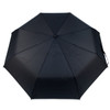 Black Telescopic Compact Umbrella with Plastic Handle - UM5004