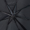 Black Telescopic Compact Umbrella with Plastic Handle - UM5004