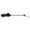 Black Telescopic Compact Umbrella with Plastic Handle - UM5004