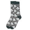 Men's Panda Novelty Socks NVS1785-GRY