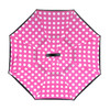 Pink Big Polka Dot Double Layer Inverted Umbrella - UM18063-1