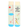 Men's "The World's Best Teacher" Novelty Socks - NVS19563-YW