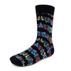 Men's Colorful Music Sheet Novelty Socks - NVS1809