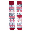 Men's Snowflake Novelty Socks- NVS19618-BUR