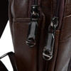 Dark Brown Synthetic Leather Crossbody Sling Bag- FBG1862