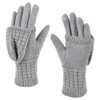 Women's Cable Knit Touch Screen Winter Gloves- LWG29