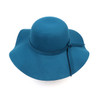 Women's Polyester Felt Floppy Wide Brim Bowknot Hat LWH10057