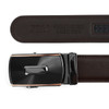Men's Genuine Leather Sliding Buckle Ratchet Belt MGLBB46