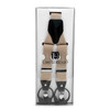 Men's Boxed Convertible Suspenders with Leather Trim CLSUS