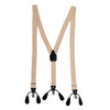 Men's Boxed Convertible Suspenders with Leather Trim CLSUS