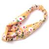 6pc Ladies Criss-Cross floral Elastic Headbands - 6EHB1003-YW