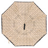 Polka Dot Reverse Open Inverted Umbrella- IUM18111-BK/WHT