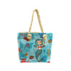 6 Pc Random Assorted Kids Beach Canvas Tote bags- KK_LTBG-ASST