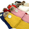 24 Pc Random Assorted Kids Winter Scarf and Hat Set -KKWS-24ASST