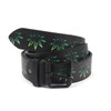 6pk Prepack PU Graphic Marijuana Belt + Canvas Grommet Belt-TPB2044