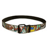 6pk Prepack PU Cartoon Graphic Belt + Canvas Grommet Belt-TPB2043