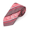 Men Diagonal Paisley Micro Fiber Poly Woven Tie -MPW5954