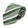 Men Diagonal Stripe Micro Fiber Poly Woven Tie-MPW5955