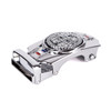 Men's Money Rotating Bling Ratchet Belt-MGLBB62-SIL 