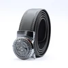  Men's Dollar Sign Rotating Bling Ratchet Belt-MGLBB65-SIL