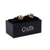  Gold Twisted Knot Cufflinks-CL1806