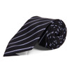 Men's Micro Fiber Poly Woven Regular Tie - MPW5989-BK