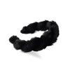 " C " Shaped Faux Fur Twisted Headband - PHB1034